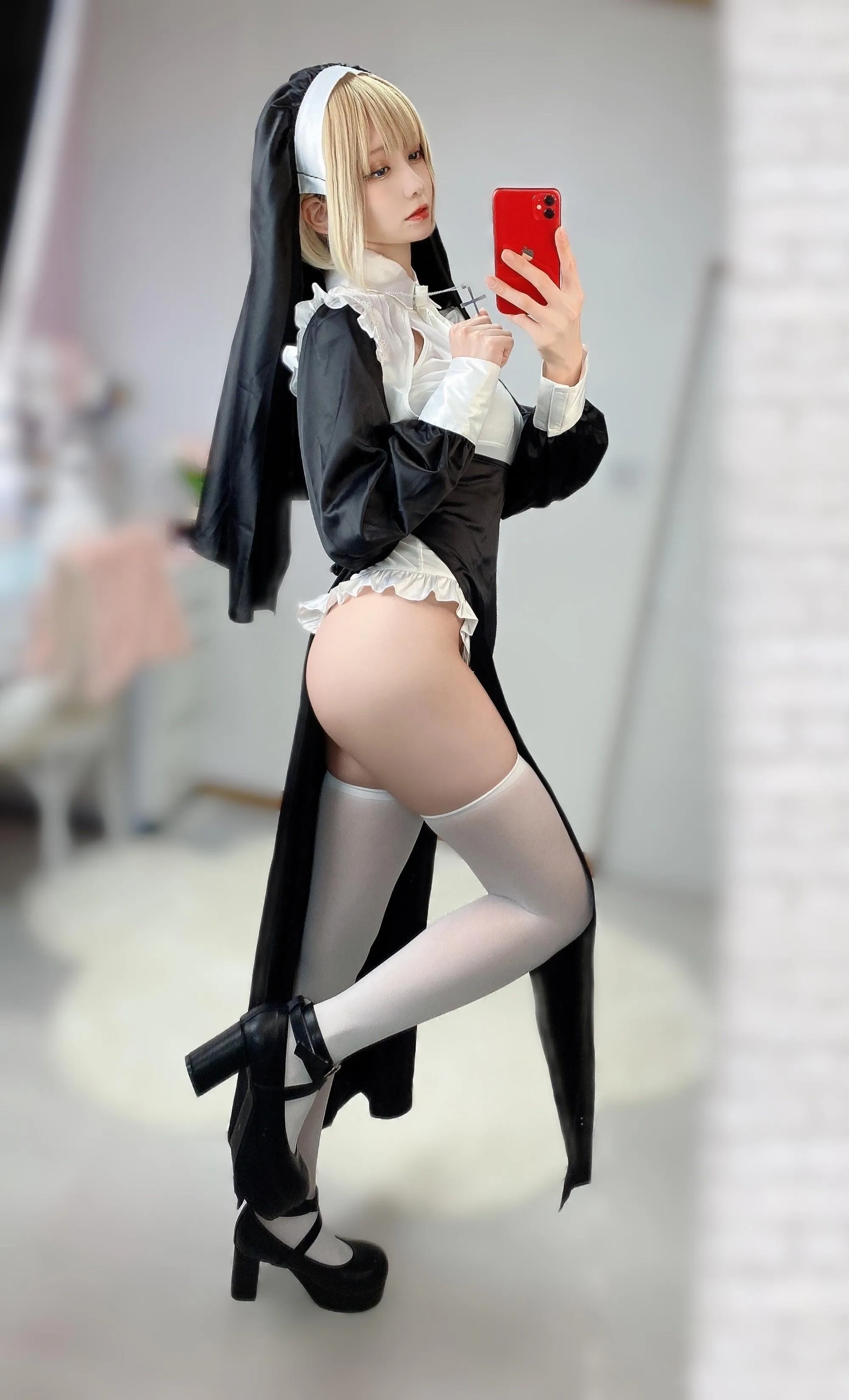 かさぎkasagi – NO.004 Fantia 2022-06月会员订阅-2022-06-17 念願のスリットシスター [33P]插图9
